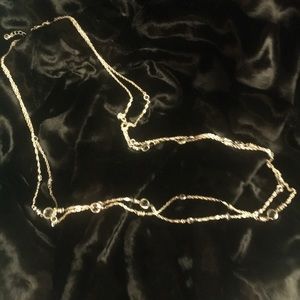 White House Black Market necklace with crystals